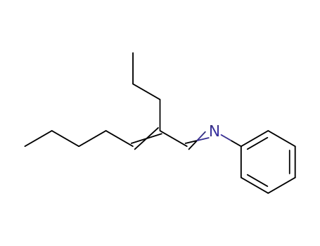 Phenyl-[(E)-2-propyl-hept-2-en-(E)-ylidene]-amine