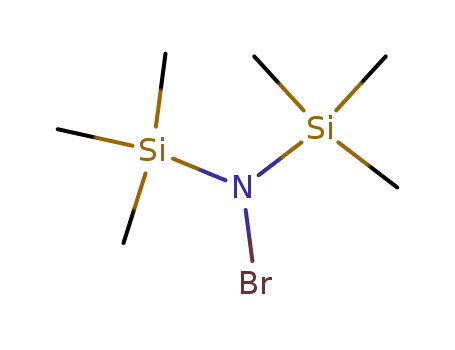Molecular Structure of 758-44-1 (Silanamine, N-bromo-1,1,1-trimethyl-N-(trimethylsilyl)-)