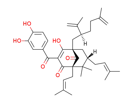 Molecular Structure of 52617-32-0 (xanthochymol)