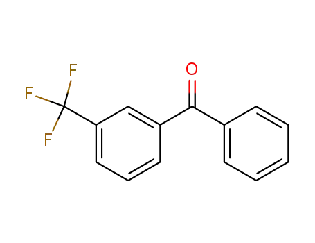 Molecular Structure of 728-81-4 (3-(Trifluoromethyl)benzophenone)
