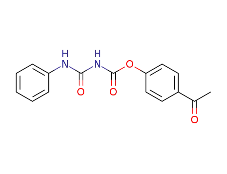 Carbamic acid, [(phenylamino)carbonyl]-, 4-acetylphenyl ester