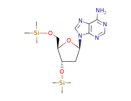 9-((2R,4S,5R)-4-Trimethylsilanyloxy-5-trimethylsilanyloxymethyl-tetrahydro-furan-2-yl)-9H-purin-6-ylamine