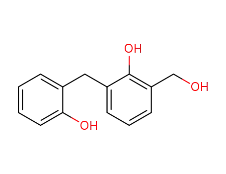 Molecular Structure of 21243-69-6 (2,2'-dihydroxy-3-(hydroxymethyl)diphenylmethane)