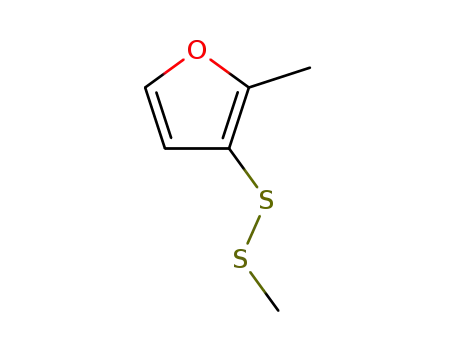 Molecular Structure of 65505-17-1 (Methyl 2-methyl-3-furyl disulfide)