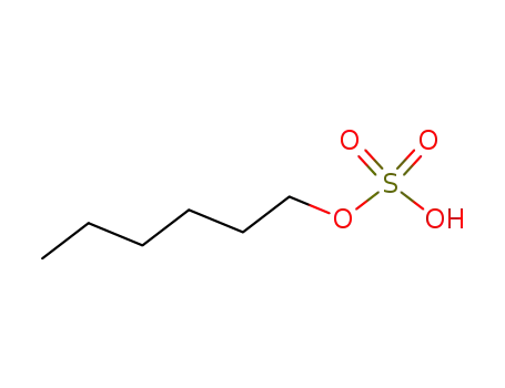 Molecular Structure of 3233-49-6 (1-Hexanol sulfate)