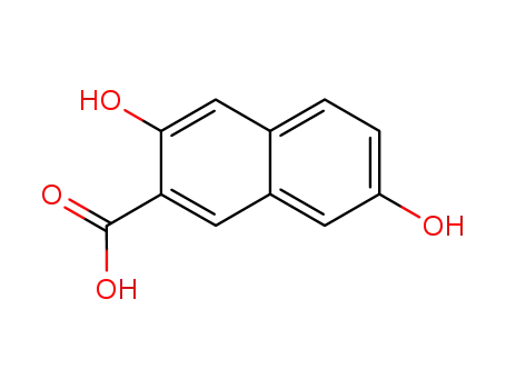 Molecular Structure of 83511-07-3 (3,7-dihydroxy-2-naphthoic acid)