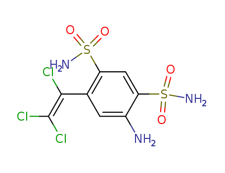1,3-Benzenedisulfonamide,4-amino-6-(1,2,2-trichloroethenyl)-
