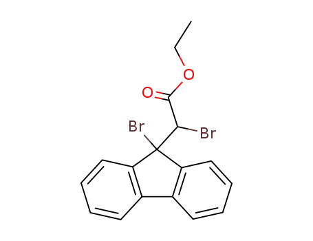 <9-Brom-fluorenyl-(9)>-bromessigsaeure-aethylester