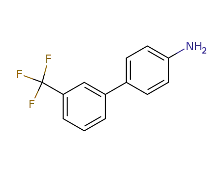 Molecular Structure of 397-28-4 (3'-(TRIFLUOROMETHYL)[1,1'-BIPHENYL]-4-AMINE)