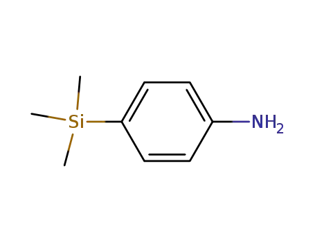 Molecular Structure of 17889-23-5 (4-Trimethylsilanylaniline)