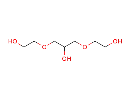 Molecular Structure of 62702-36-7 (1,3-bis(2-hydroxyethoxy)propan-2-ol)
