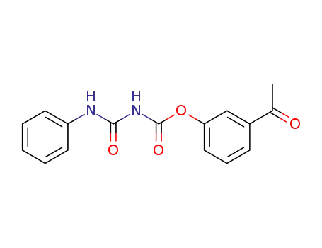 Carbamic acid, [(phenylamino)carbonyl]-, 3-acetylphenyl ester