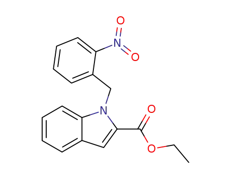1-(2-Nitro-benzyl)-1H-indole-2-carboxylic acid ethyl ester