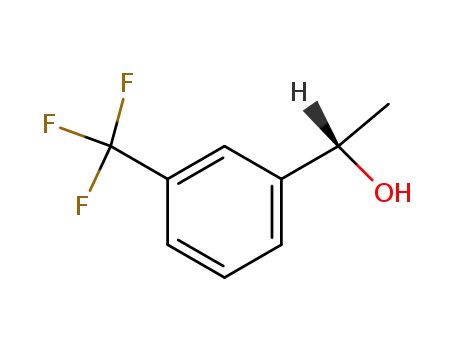 Molecular Structure of 96789-80-9 ((S)-1-[3-(TRIFLUOROMETHYL)PHENYL]ETHANOL)