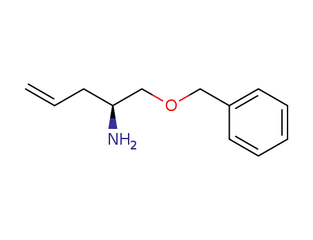 Molecular Structure of 121794-95-4 ((S)-1-(benzyloxy)pent-4-en-2-amine)