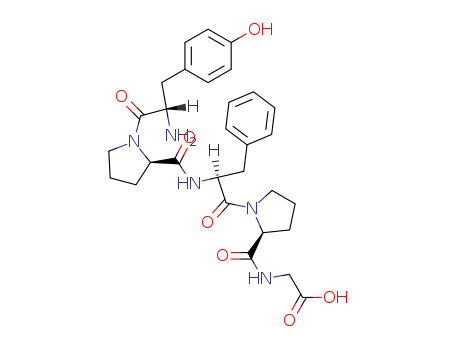 Glycine, N-[1-[N-(1-L-tyrosyl-D-prolyl)-L-phenylalanyl]-L-prolyl]-