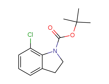 1H-Indole-1-carboxylic acid, 7-chloro-2,3-dihydro-, 1,1-dimethylethyl
ester
