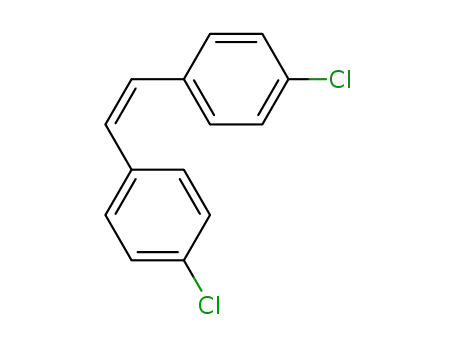 Molecular Structure of 2510-74-9 (Benzene, 1,1'-(1Z)-1,2-ethenediylbis[4-chloro-)