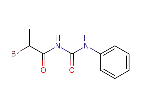Molecular Structure of 859327-23-4 (<i>N</i>-(2-bromo-propionyl)-<i>N</i>'-phenyl-urea)