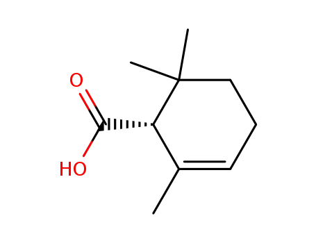 2-Cyclohexene-1-carboxylic acid, 2,6,6-trimethyl-, (R)-
