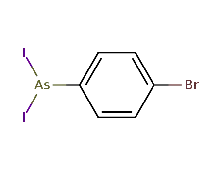(p-bromophenyl)arsonous diiodide