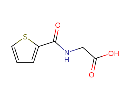 [(Thiophene-2-carbonyl)amino]acetic acid cas  33955-17-8