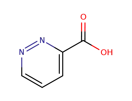 Molecular Structure of 2164-61-6 (3-Pyridazinecarboxylic acid)