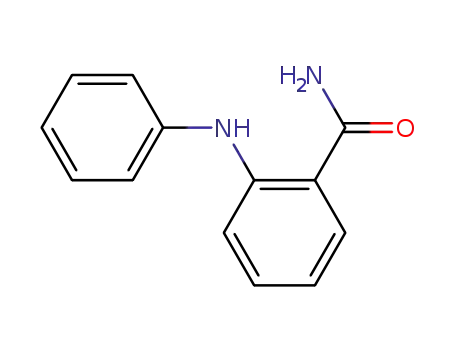 Molecular Structure of 1211-19-4 (BenzaMide, 2-(phenylaMino)-)