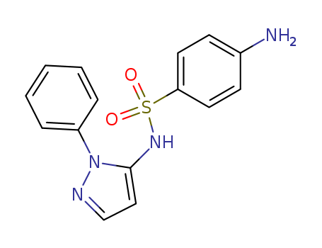 Benzenesulfonamide,4-amino-N-(1-phenyl-1H-pyrazol-5-yl)-(526-08-9)