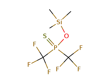 Molecular Structure of 38562-84-4 (Trimethylsilylbis(trifluormethyl)thiophosphinat)