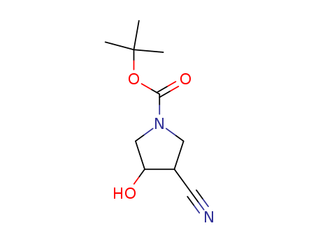 3-CYANO-4-HYDROXYPYRROLIDINE-1-CARBOXYLIC ACID TERT-BUTYL ESTER