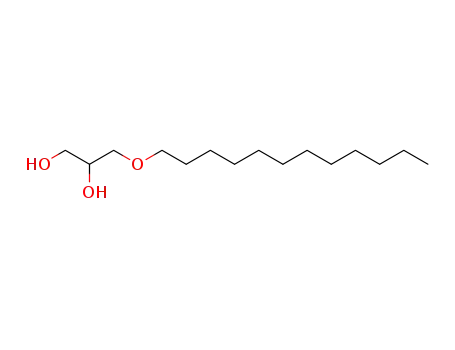 Molecular Structure of 100165-14-8 (3-dodecyloxypropane-1,2-diol)