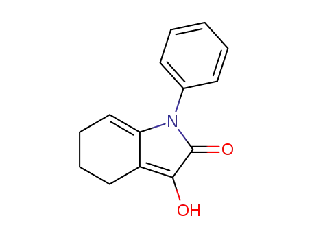 Molecular Structure of 52480-52-1 (3-hydroxy-1-phenyl-1,4,5,6-tetrahydro-indol-2-one)