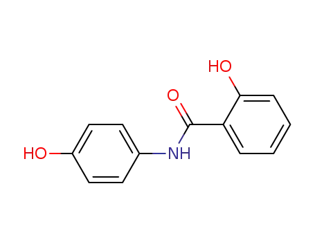 Molecular Structure of 526-18-1 (2-Hydroxy-N-(4-hydroxyphenyl)-benzamide)