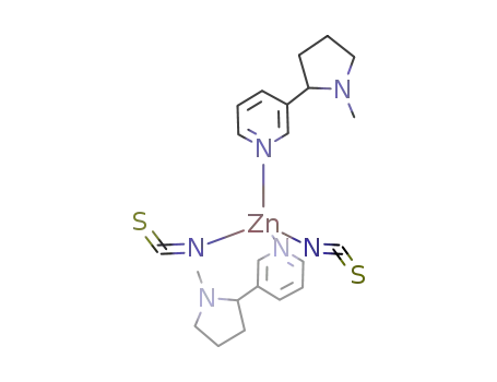 Molecular Structure of 64103-40-8 ({Zn(nic)2(NCS)2})