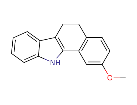 Molecular Structure of 181704-70-1 (2-methoxy-6,11-dihydro-5H-benzo[a]carbazole)