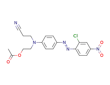 2′-クロロ-4′-ニトロ-4-[2-シアノエチル(2-アセトキシエチル)アミノ]アゾベンゼン