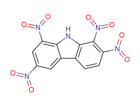 Molecular Structure of 88847-13-6 (9H-Carbazole, 1,2,6,8-tetranitro-)