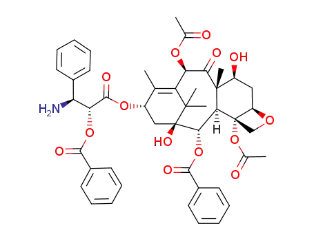 Molecular Structure of 307923-51-9 (2'-O-benzoyl-3'-N-debenzoyl-paclitaxel)