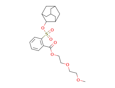 2-adamantyl 2-(methoxyethoxyethylcarboxy)-1-benzosulfonate