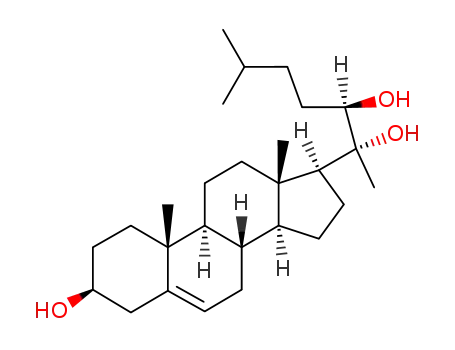 Molecular Structure of 596-94-1 (20,22-dihydroxycholesterol)