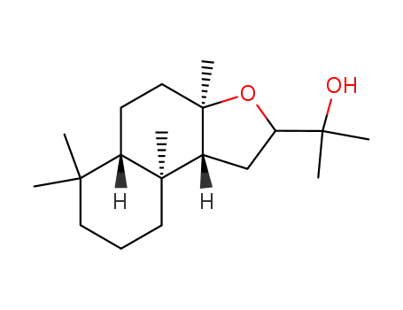 2-((3aR,5aS,9aS,9bR)-3a,6,6,9a-tetramethyldodecahydronaphtho[2,1-b]furan-2-yl)propan-2-ol