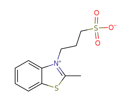 Molecular Structure of 56405-37-9 (2-METHYL-3-SULFOPROPYL BENZOTHIAZOLIUM INNER SALT)
