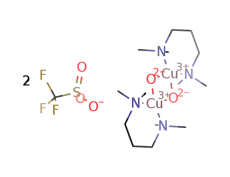 C<sub>14</sub>H<sub>36</sub>Cu<sub>2</sub>N<sub>4</sub>O<sub>2</sub><sup>(2+)</sup>*2CF<sub>3</sub>O<sub>3</sub>S<sup>(1-)</sup>