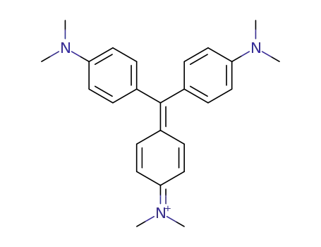 Molecular Structure of 7438-46-2 (N-[4-[Bis[4-(dimethylamino)phenyl]methylene]-2,5-cyclohexadiene-1-ylidene]-N-methylmethanaminium)