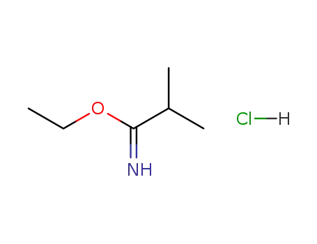 Molecular Structure of 52070-18-5 (Ethyl isobutyriMidate hydrochloride)