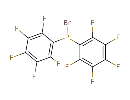 Molecular Structure of 13648-79-8 (Di-(pentafluorophenyl)phosphinbromid)