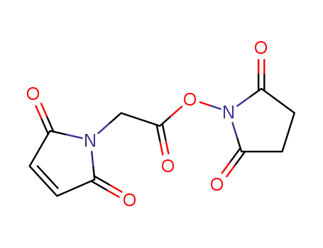 Molecular Structure of 55750-61-3 (N-Succinimidyl maleimidoacetate)