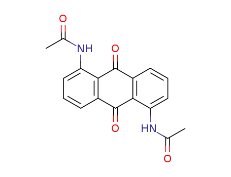 Molecular Structure of 129-30-6 (N,N'-(9,10-dioxo-1,5-anthrylene)di(acetamide))