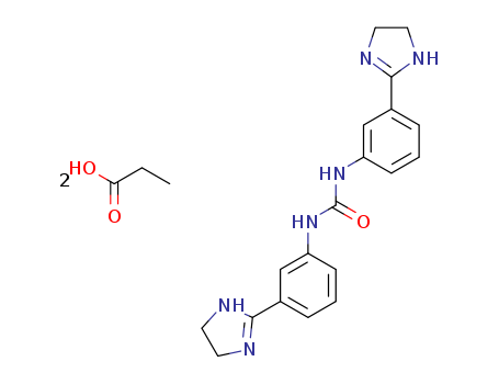 N,N￠-Bis[3-(4,5-dihydro-1H-imidazol-2-yl)phenyl]urea dipropionate